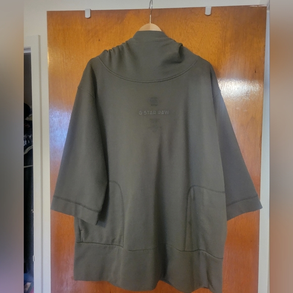G-star raw oversized hoodie in Asfalt color - Picture 7 of 10